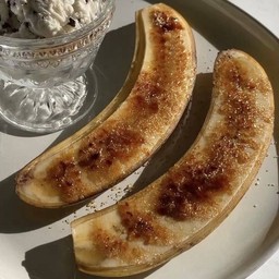 Banana brulee