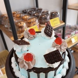 ครึ่งปอนด์ เค้กนมสด(ฟ้า)