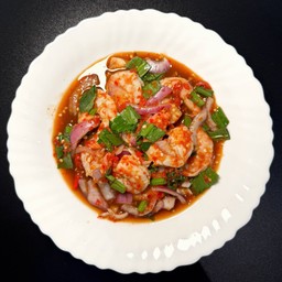 ยำกุ้งสุก