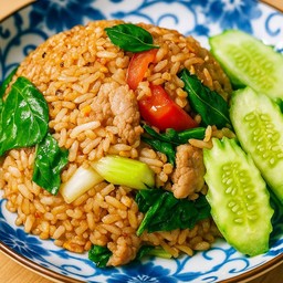 ข้าวผัดหมูชิ้น