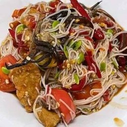 ตำซั่วแคปหมูปูนา