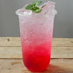 Red Syrup and Lime Juice