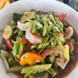 ตำแตง กุ้งสด หรืิอ ลวกสุก แจ้งด้วยนะคะ