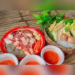 หมูกะทะพร้อมเสิร์ฟ (ชุดเล็ก 1 กก.)