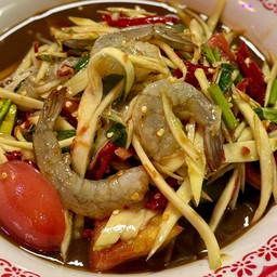 ตำกุ้งสด