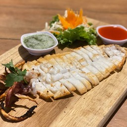 B34-หมึกศอกแดดเดียวย่าง