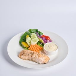 สเต็กปลาแซลมอน คัดเกรดพรีเมียม โคตรคลีน