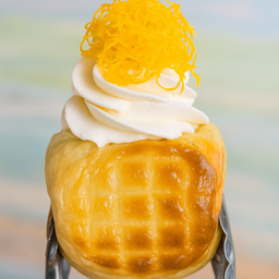 ปังปิ้งไส้วิปครีมฝอยทอง