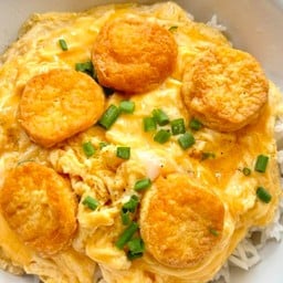 ข้าวไข่ข้นเต้าหู้ไข่