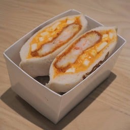 Ebi Katsu and Tamago Pocket Sandwich