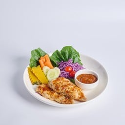 เมนูแนะนำ สันในไก่ย่าง สูตรซอสหม่าล่า 3 ชิ้น (แถมฟรีซอสหม่าล่า)