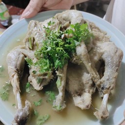 ไก่บ้านนึ่งสมุนไพร