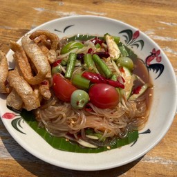 ตำเส้นเล็กแคปหมู