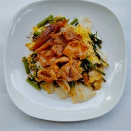 สุกี้แห้งหมู