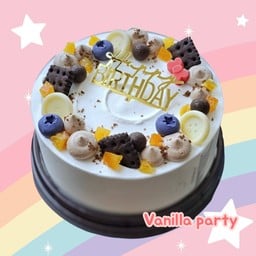 เค้ก vanilla party ครึ่งปอนด์