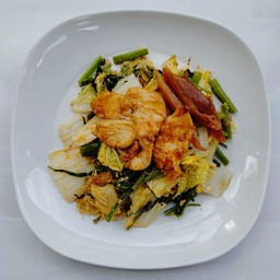 สุกี้แห้งไก่