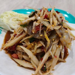 ตำกุ้งสด(ร้านส้มตำแซ่บ)
