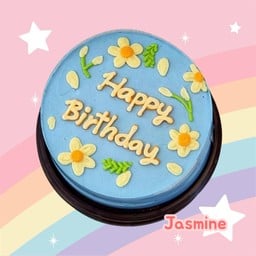 เค้ก HBD jasmine ขนาดครึ่งปอนด์