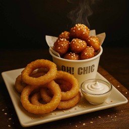 เซ็ตไก่ป็อปหอมทอด size L