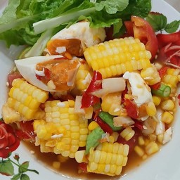ตำข้าวโพดไข่เค็ม