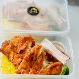 ข้าวหมกไก่ทอด