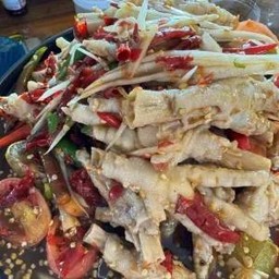 ตำลาวตีนไก่