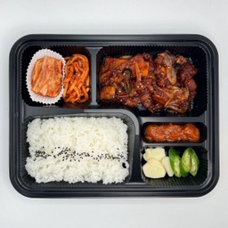 ข้าวกล่องหมูผัดซอสเกาหลี