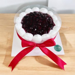 เค้กนมสดบลูเบอรี่