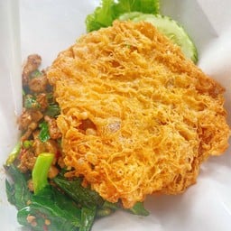 ข้าวคะน้าหมูสับฮอลแลนด์+ไข่เจียว
