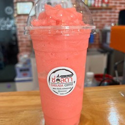 สตอเบอรี่ นมสด ปั่น