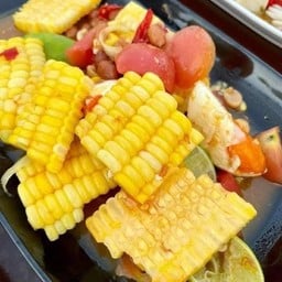 ตำข้าวโพดไข่เค็ม