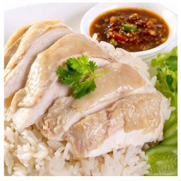 ข้าวมันไก่แปดริ้ว ตลาดนัดแฟตคอม