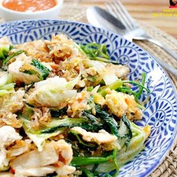สุกี้แห้งไก่