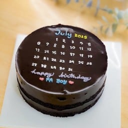 1 ปอนด์ เค้กช๊อคหน้านิ่ม วาดปฏิทิน