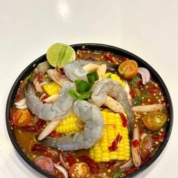 ยำกุ้ง&ข้าวโพด