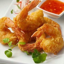 กุ้งชุบแป้งทอด