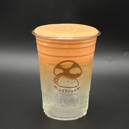 Thai tea coconut cold foam