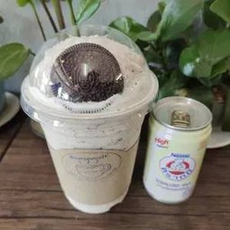 นมตราหมีปั่นโอริโอ้