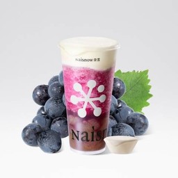 Cheese Cream Grape Jin Mu Dan Tea