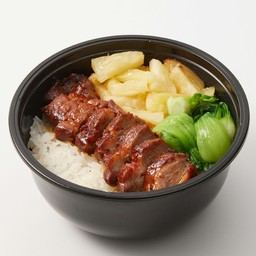 ข้าวหมูแดงฮ่องกงส่วนสันคอพรีเมี่ยม L