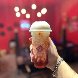 นมสดสตรอเบอร์รี่