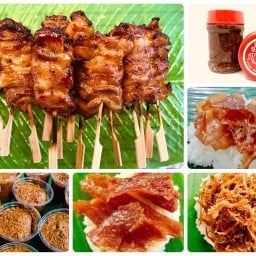 ขนม หมูปิ้ง ข้าวเหนียวหมู หน้าด่าน