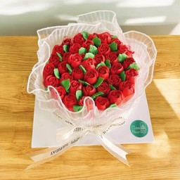 ช่อดอกไม้ สีแดง