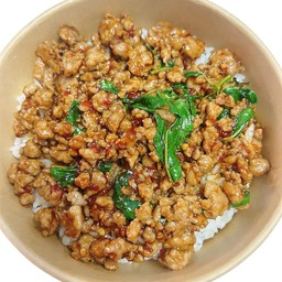 ข้าวกระเพราหมูสับ