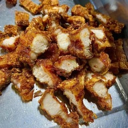 หมูสามชั้นทอด(กับ)