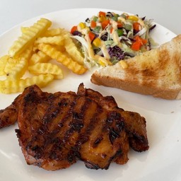 สเต็กไก่บาร์บีคิว