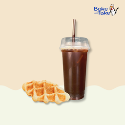 [เซตสุดฮิต] ครอฟเฟิลคลุกน้ำตาล + อเมริกาโน่เย็น