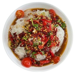 ข้าวปุ้นฮ้อนน้ำปลาร้านัว