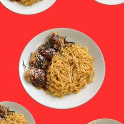 มาม่าไข่เค็ม นักเก็ตซอสเกาหลี