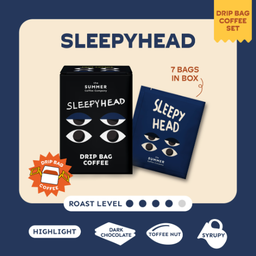 Drip Bag Coffee Set: Single Flavor 7 pcs. (Sleepyhead)